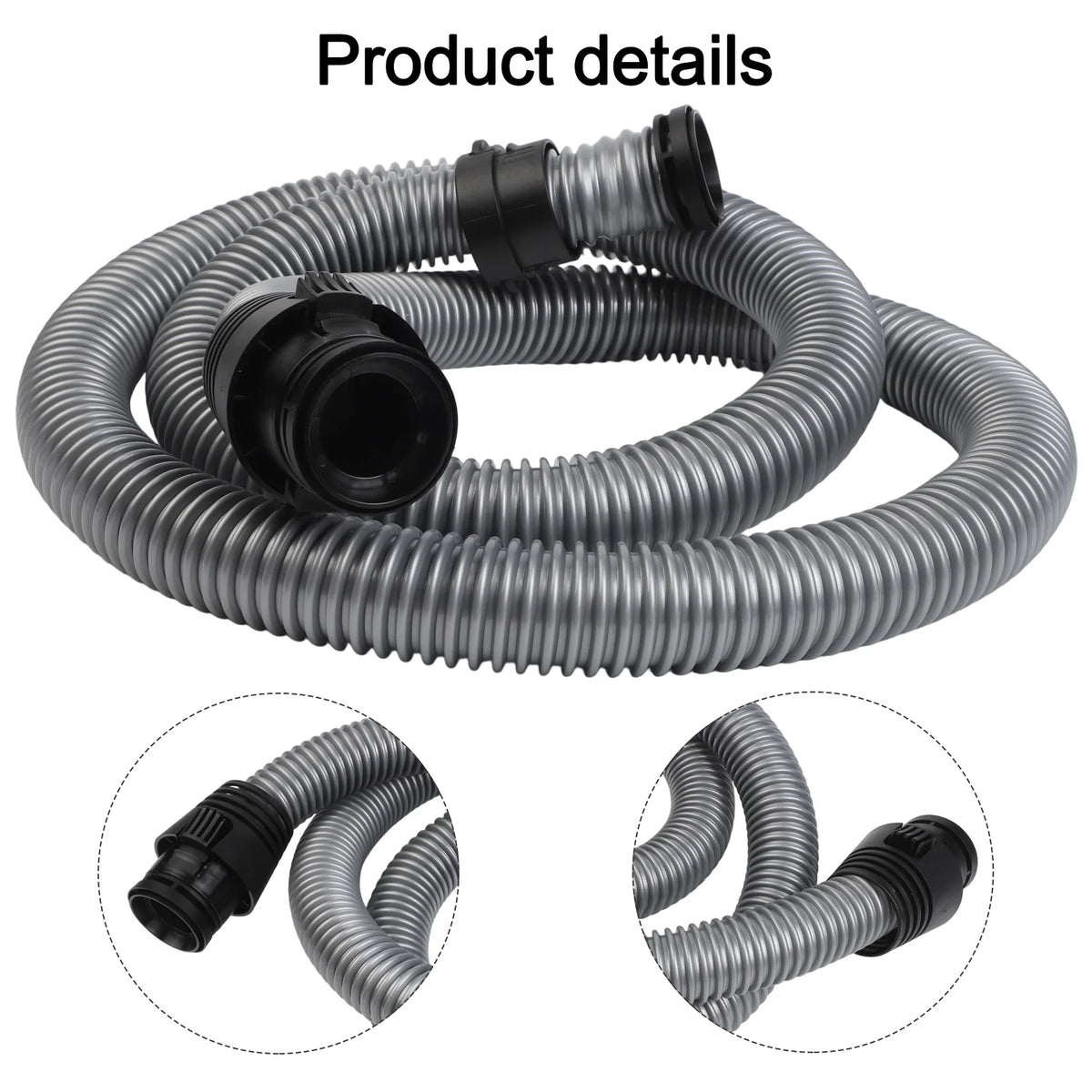 1.6M Flexible Vacuum Hose Replacement for Miele S2000 Series Vacuum Hose Replacement Babs