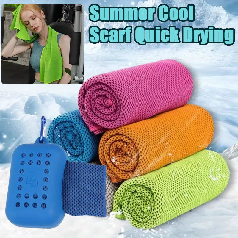 Quick-Dry Cooling Towel – Microfiber Absorbent, 1–10 Pack Cooling Sports Towel Babs