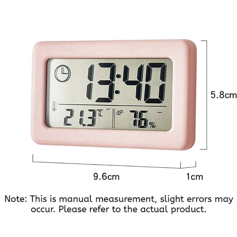 Mini Digital Clock Thermometer & Hygrometer – 12/24H NZ005 Digital Clock Hygrometer Babs