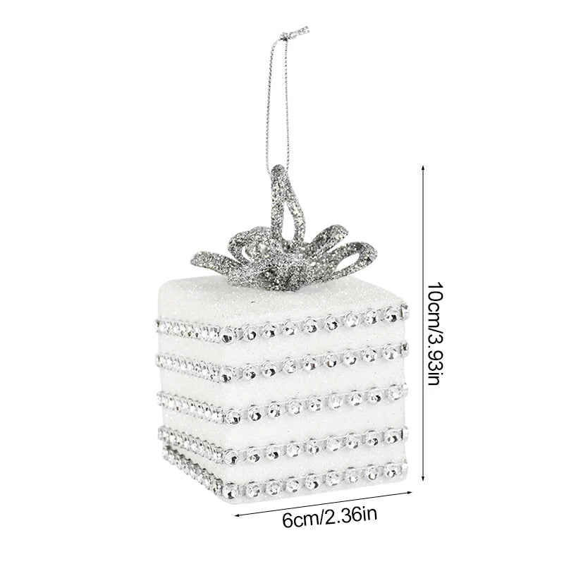 Large White Foam Christmas Ball Ornaments | Xmas Tree Pendants Christmas Ball Ornaments Babs D
