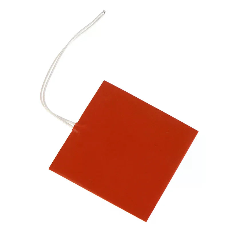 40W 12V Silicone Heating Pad for 3D Printer – 10×10cm Heat Mat 3D Printer Heating Pad Babs