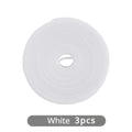 5M Reusable Nylon Cable Organizer – Magic Tape Wire Ties Cable Organizer Babs White 3PCS