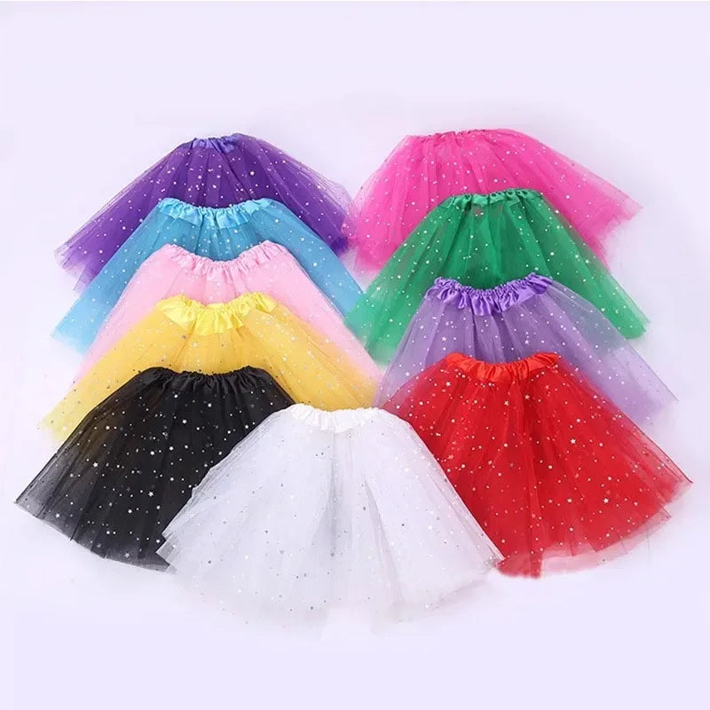 Girls Pink Tutu Skirt | Princess Party & Birthday Ball Gown Girls Tutu Skirt Babs