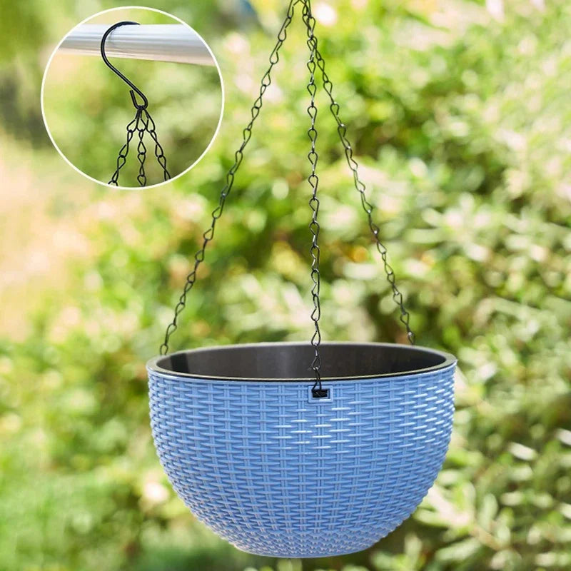 Macrame Hanging Plant Pot | Outdoor Flower Planter Basket Hanging Plant Basket Babs