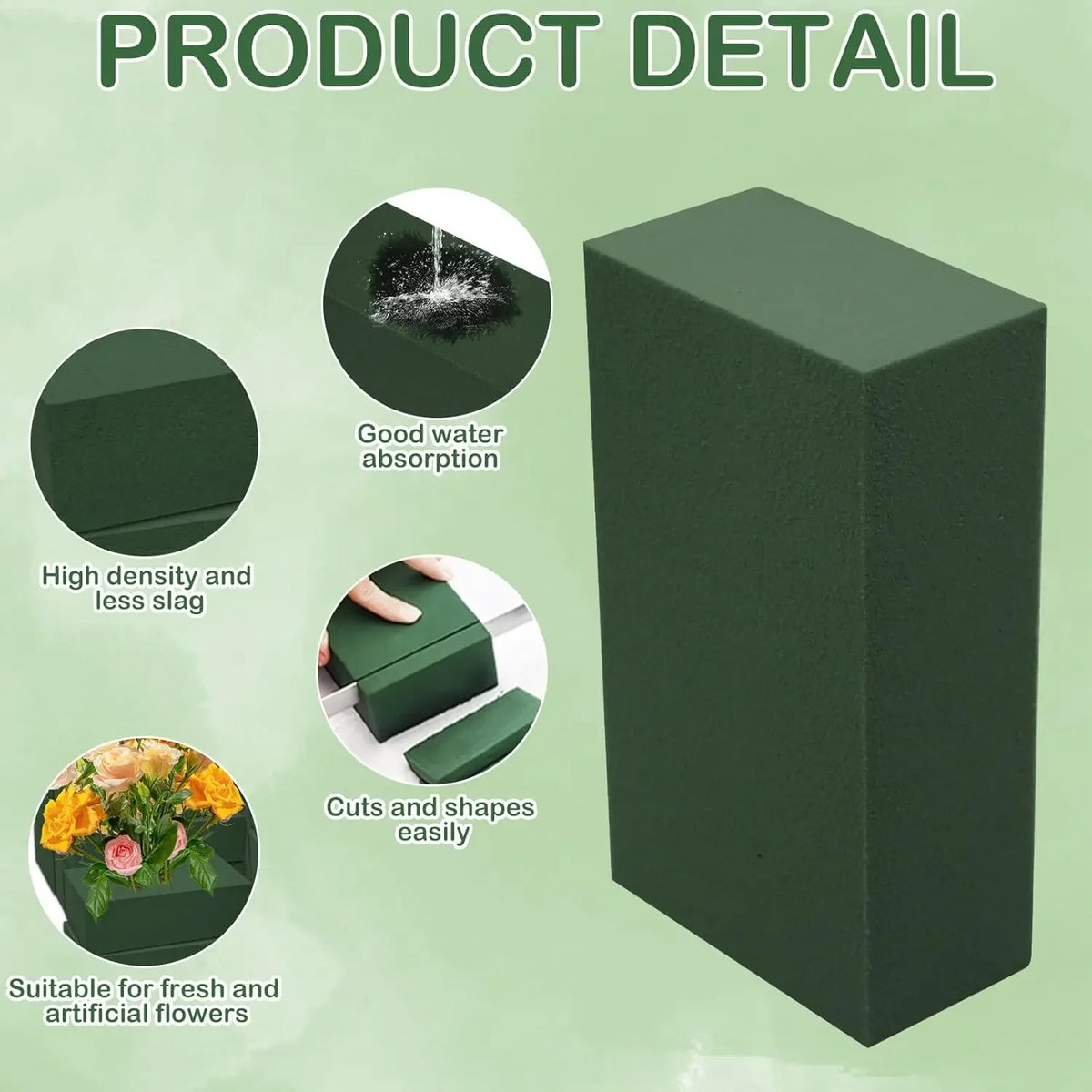 Dry Floral Foam Blocks – DIY Flower Arrangement Brick Kit Floral Foam Blocks Babs
