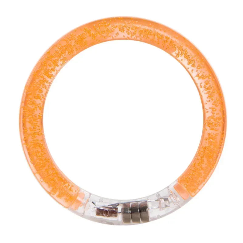 LED Light Up Glow Bracelet Watch – Party, Halloween & Cosplay LED Glow Bracelet Babs orange bubble