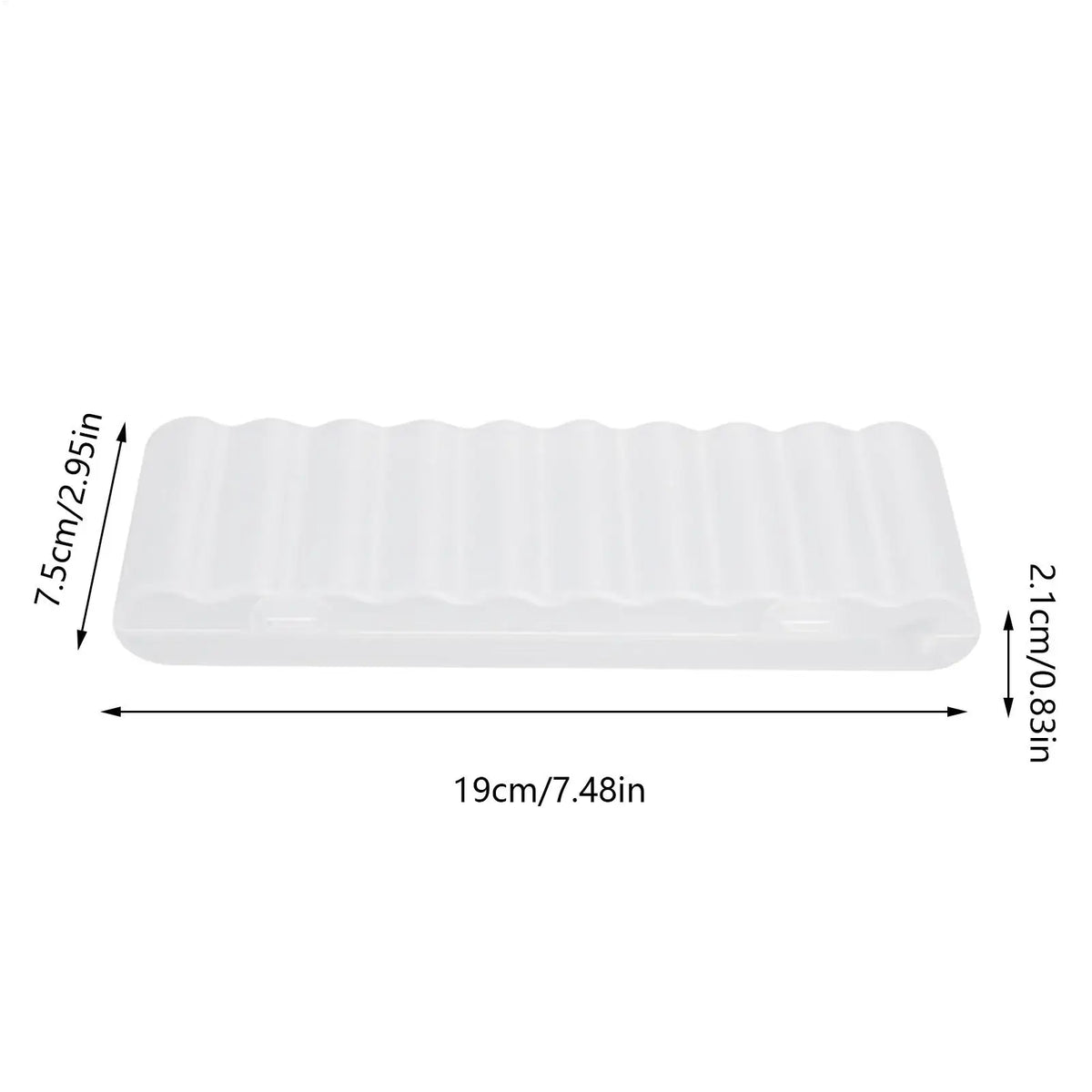 10-Slot Battery Storage Case – Protective PP Holder Box Battery Storage Case Babs