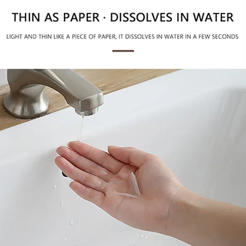 150Pcs Travel Soap Sheets – Portable Disposable Hand Wash Slices Travel Soap Sheets Babs