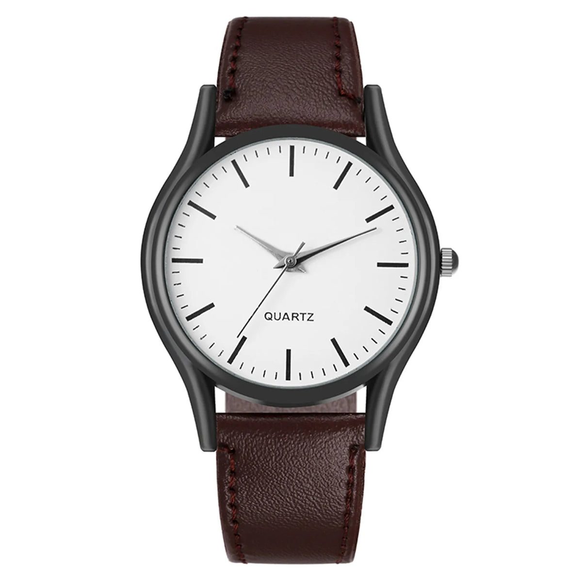 ISHOWTIENDA Men's Retro Quartz Watch – Roman Numeral Dial Quartz Wristwatch Babs I