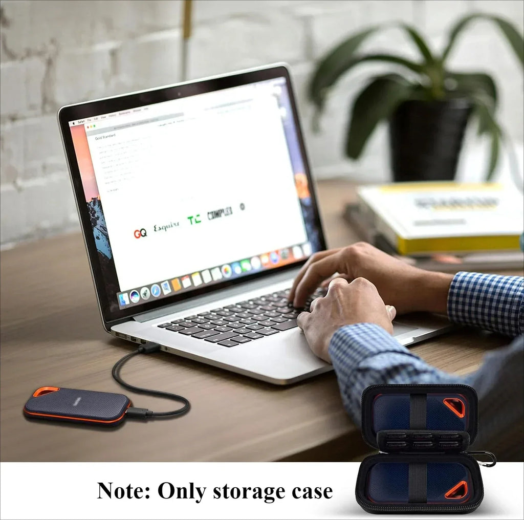 Paiyule EVA Case for SanDisk Extreme Portable SSD – Holds 2 Drives SSD Carry Case Babs