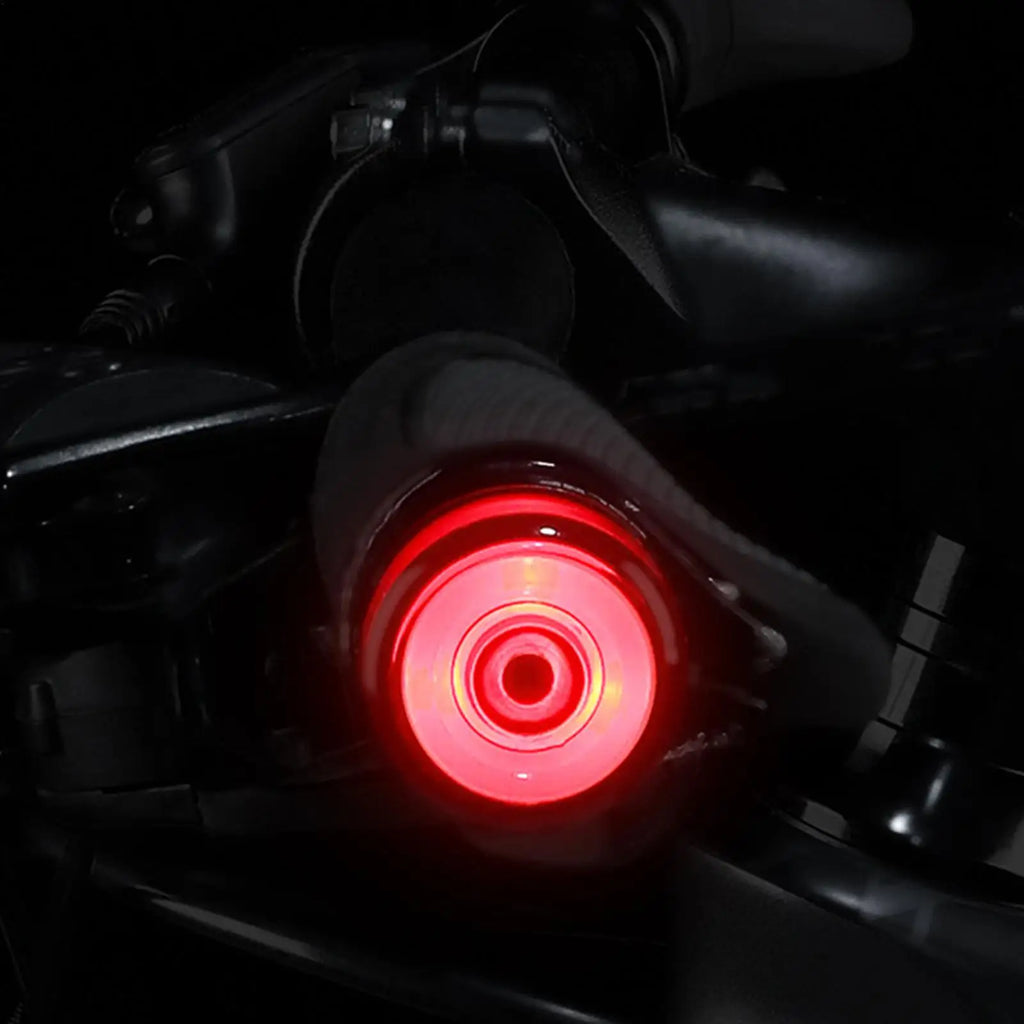USB Rechargeable Waterproof Bike Handlebar End Lights (Pair) Bike Handlebar Light Babs