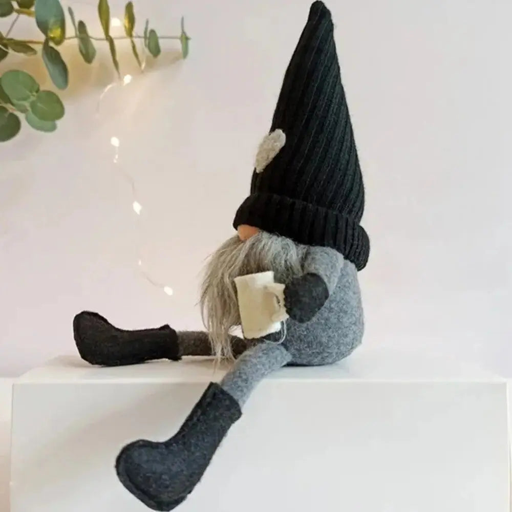 Faceless Gnome Christmas Ornament | Sitting Cloth Dwarf Décor Christmas Gnome Ornament Babs