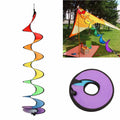 Rainbow Wind Spinner Foldable Spiral Pinwheel – Colorful Decor Wind Spinner Babs multicolor