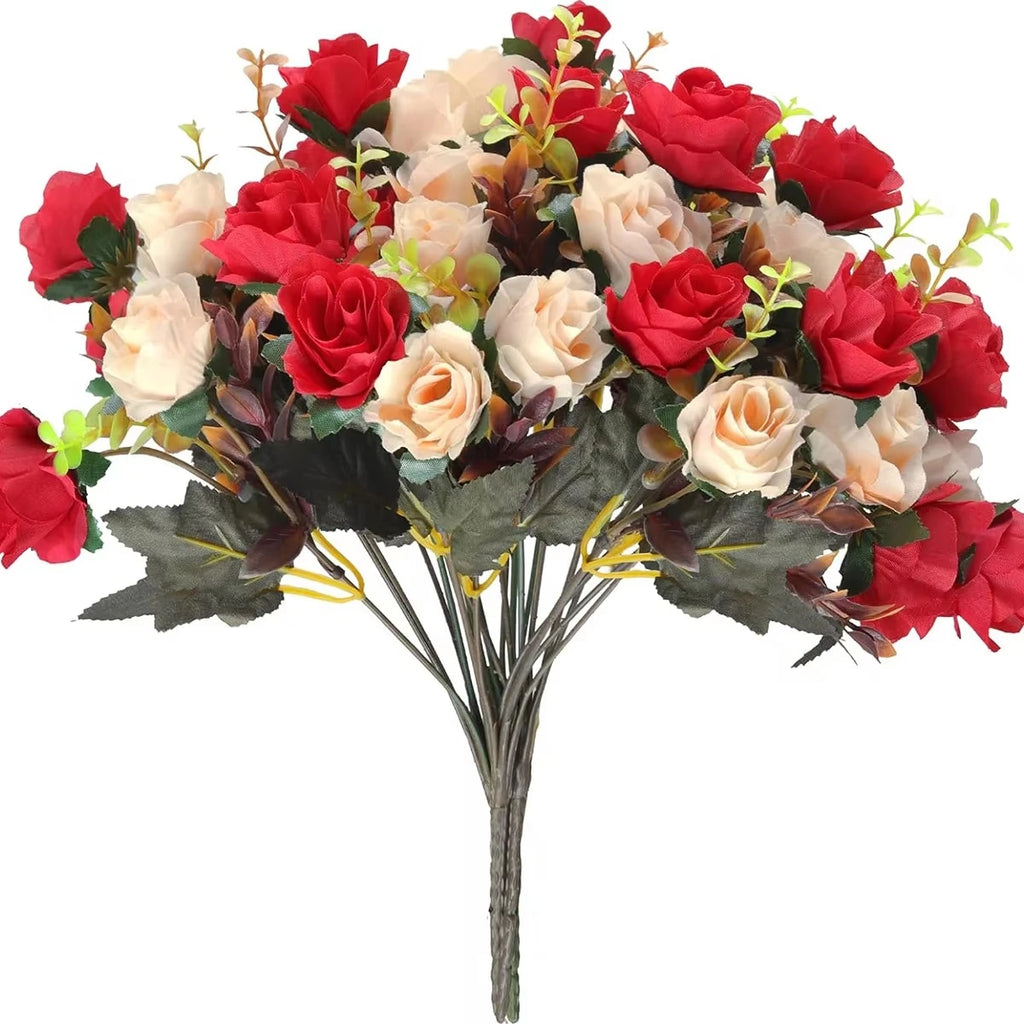 Artificial Silk Roses – Wedding, Bridal & Home Décor Flowers Artificial Silk Flowers Babs color 2 1 pc