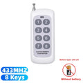 433MHz RF Remote Control 1527 Code – Garage & Smart Home RF Remote Control Babs 433MHZ 8 Keys