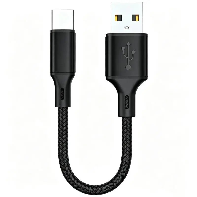 0.25M USB-A to USB-C Nylon Braided 3A Fast Charging Cable USB Charging Cable Babs A7