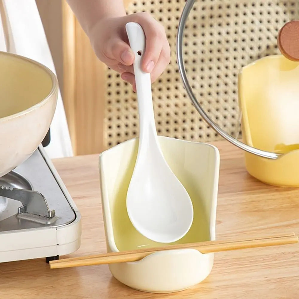 Ceramic Spatula & Spoon Holder – Non-Slip Kitchen Rack Utensil Holder Rack Babs