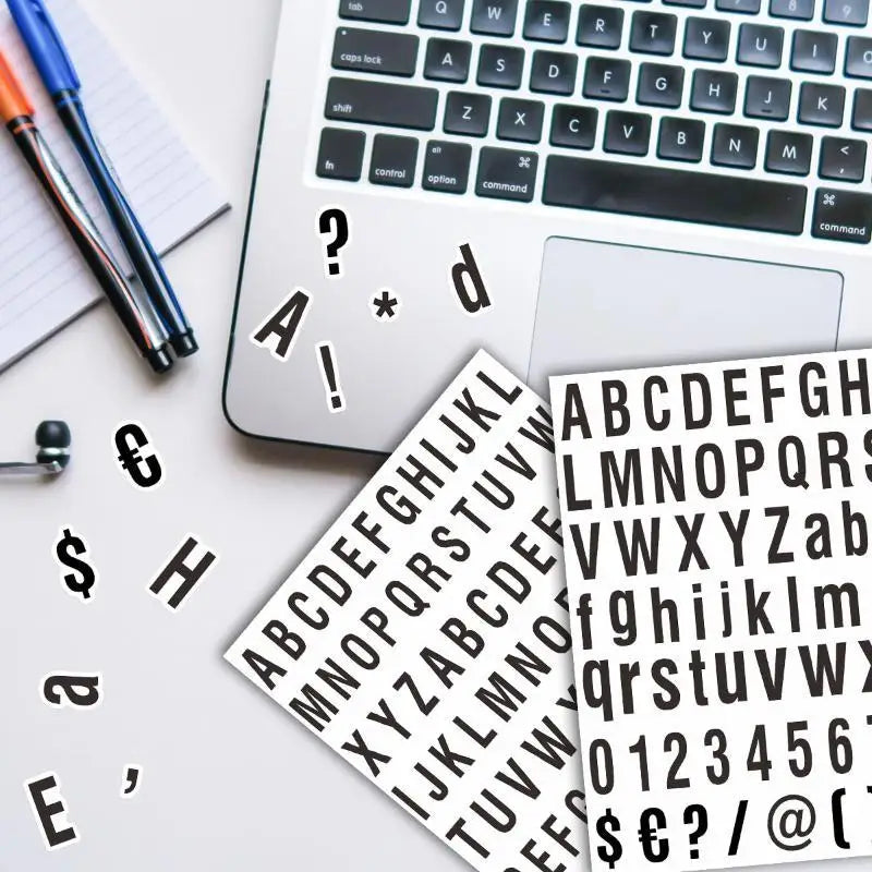 Vintage Retro Alphabet Letter Stickers for Scrapbooking & DIY DIY Craft Stickers Babs F