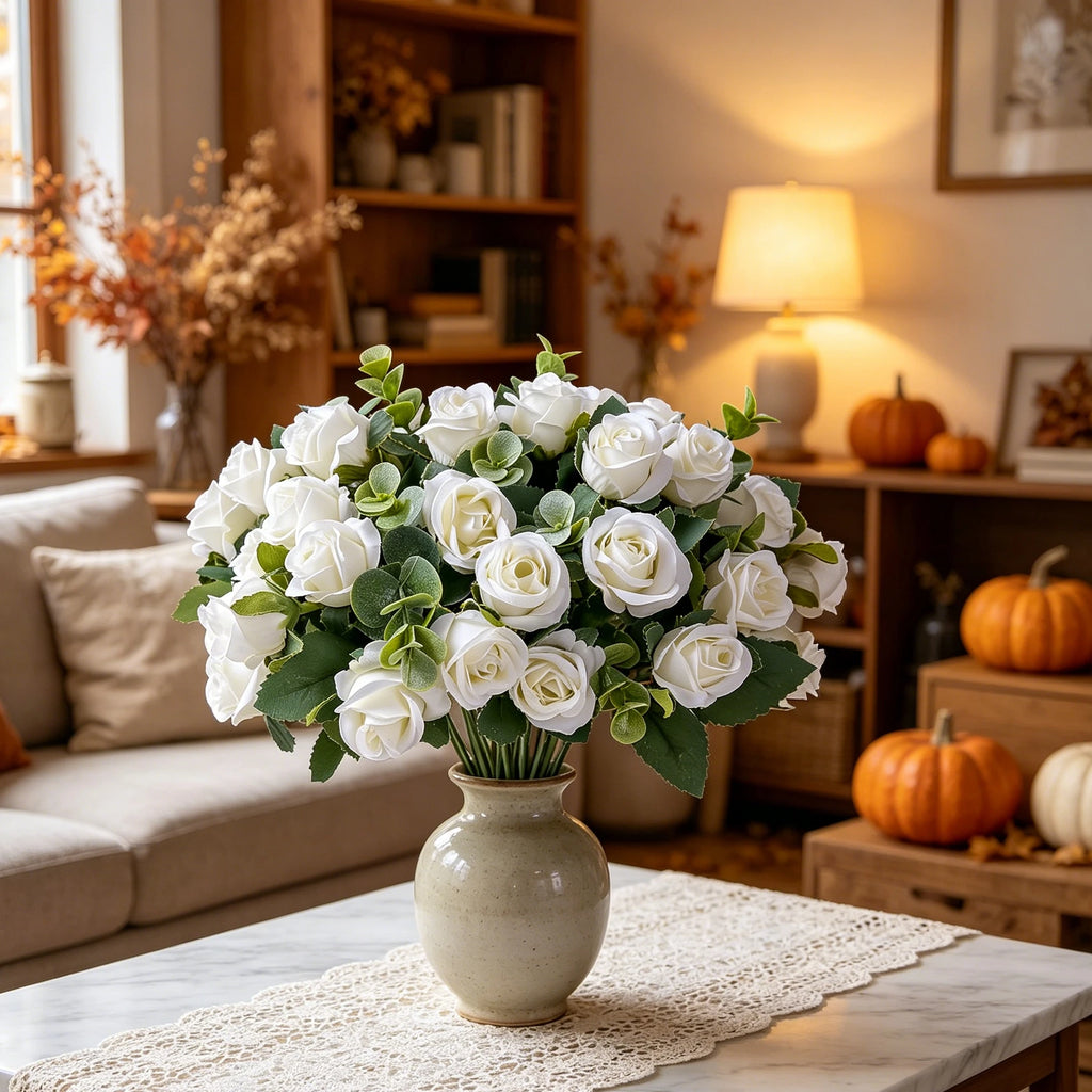 Silk Rose Artificial Flowers – Wedding Bouquet & Home Décor Artificial Silk Flowers Babs