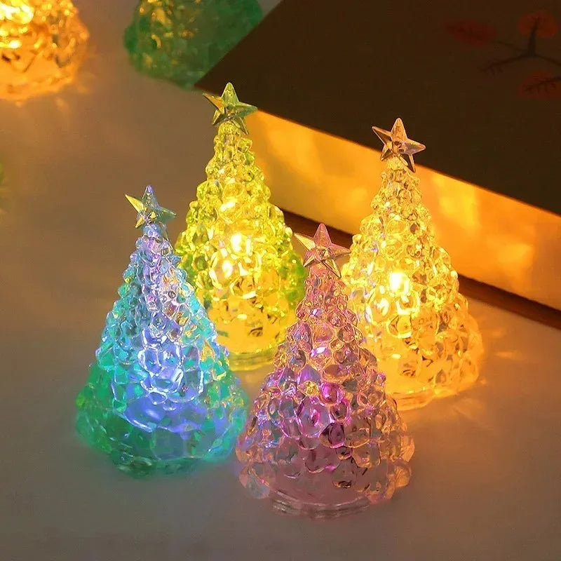 Crystal Star Rainbow Pentagram Night Light – Atmosphere Lamp Crystal Night Light Babs