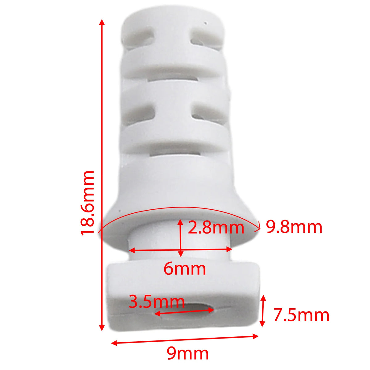 10pcs Cable Gland Connector Rubber Strain Relief Cord Sleeves Cable Gland Connector Babs