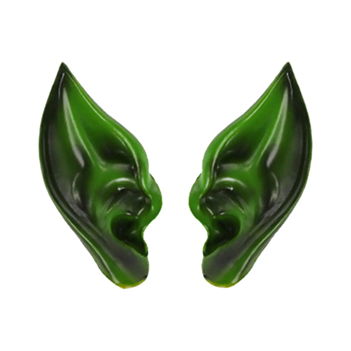 Latex Elf Ears – Fairy, Vampire & Elven Halloween Costume Props Costume Ear Props Babs green