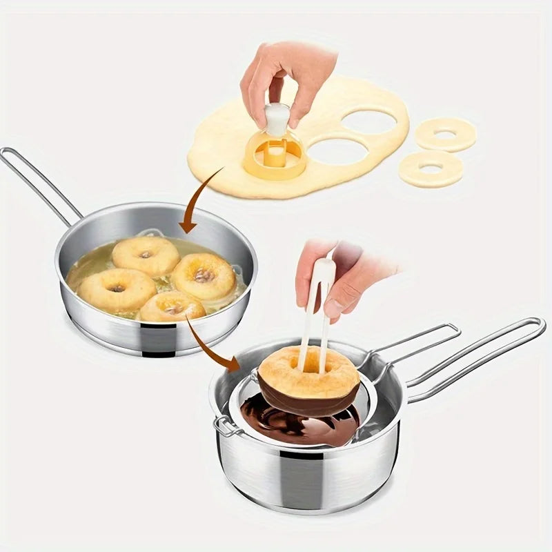 Donut Cookie Cutter Mold Set – DIY Pastry Baking Tool Baking Mold Set Babs