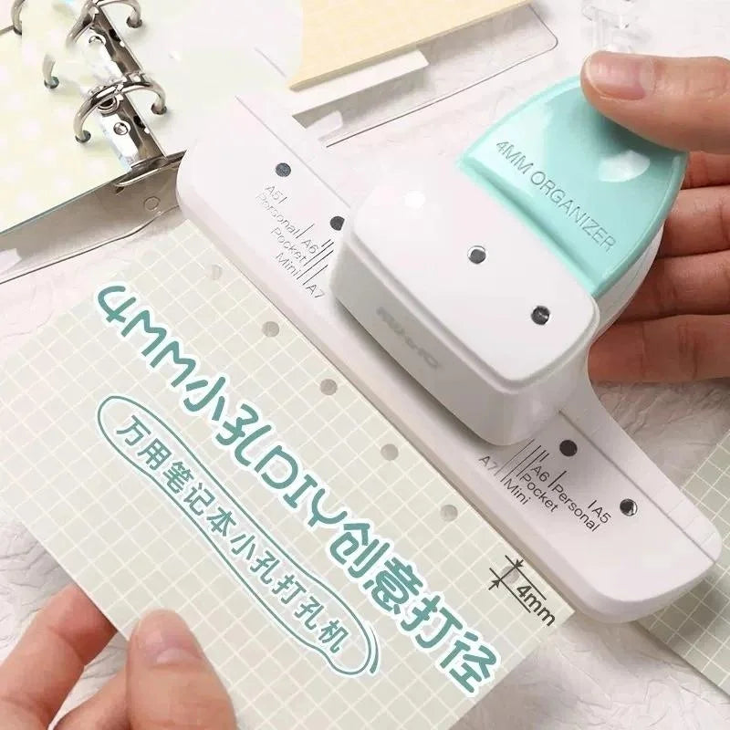 3/6/9 Hole Punch Adjustable Loose Leaf Puncher – A5/A6 Loose Leaf Hole Punch Babs