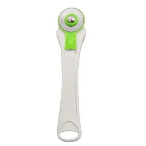 Pink Rotary Cutter – Ergonomic Quilting & Fabric Cutting Tool Rotary Fabric Cutter Babs WHITE