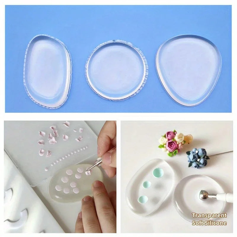 3pc Silicone Clay Mold Set – DIY Earring & Petal Craft Tools Clay Craft Mold Set Babs
