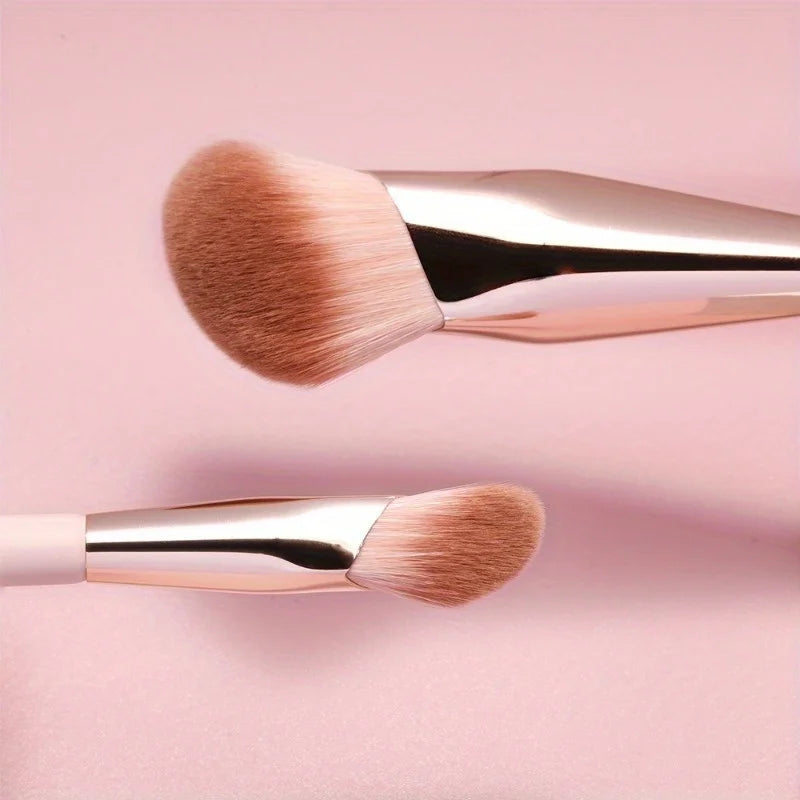 2-Piece Slanted Foundation & Contour Makeup Brush Set Makeup Brush Set Babs