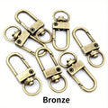 10pcs Snap Lobster Clasp Hooks – DIY Jewelry Making Findings Jewelry Making Findings Babs Bronze 10pcs