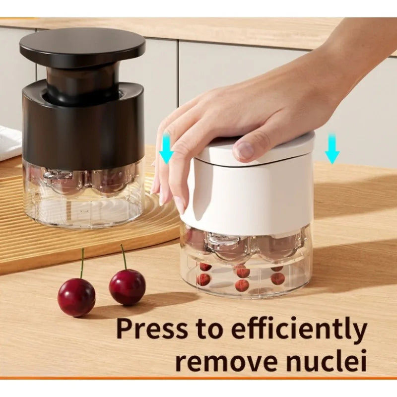 7-Hole Cherry Pitter Press – Fast Stone Fruit Core Remover Cherry Pitter Tool Babs