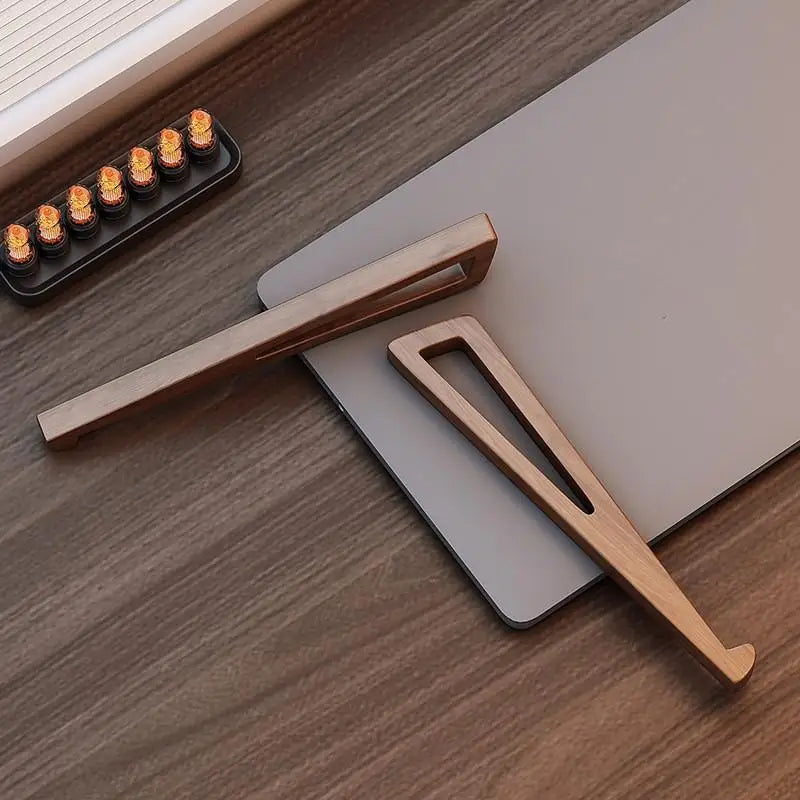 Foldable Bamboo Laptop Stand | Ergonomic 12° Cooling Design Laptop Stand Babs