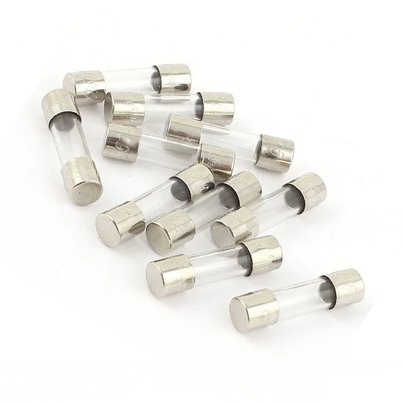 50-Pack 250V 0.25A Fast-Blow Glass Tube Fuses 5x20mm Glass Tube Fuse Babs