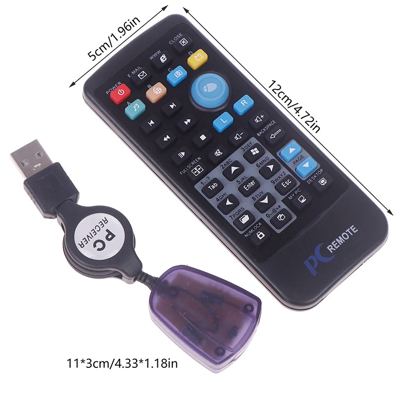 Wireless PC Mouse Remote Control with USB Receiver – Windows PC Remote Control Babs