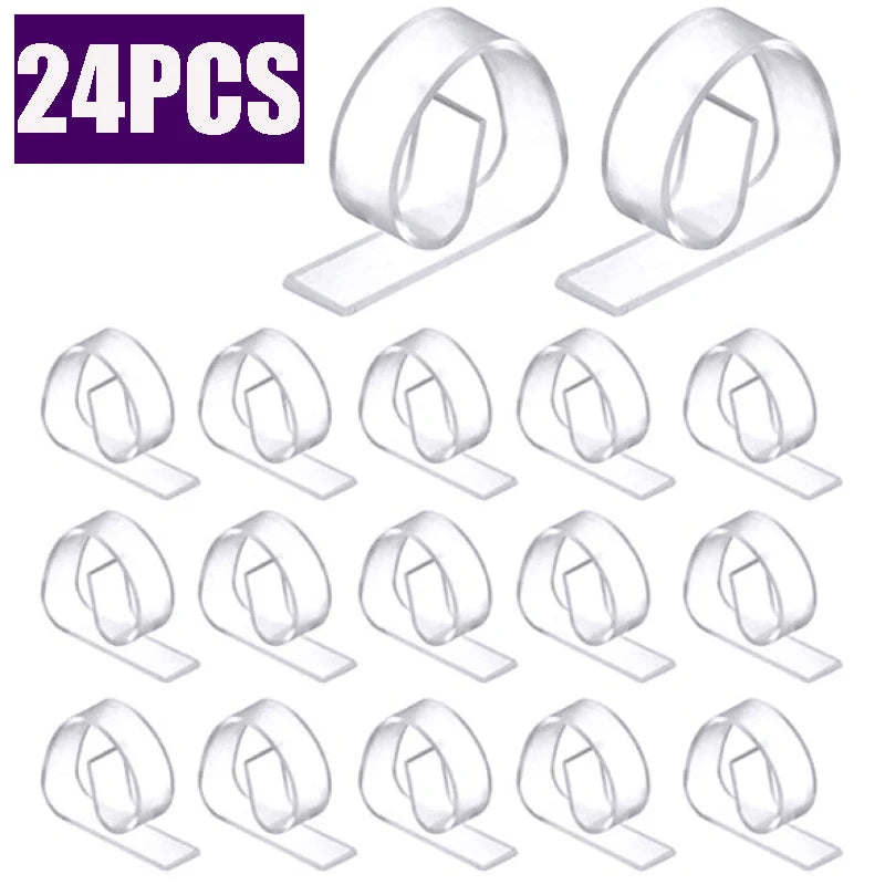 Plastic Tablecloth Clips Anti-Slip Clamps – 12/24 Pack Tablecloth Clips Babs 24PCS