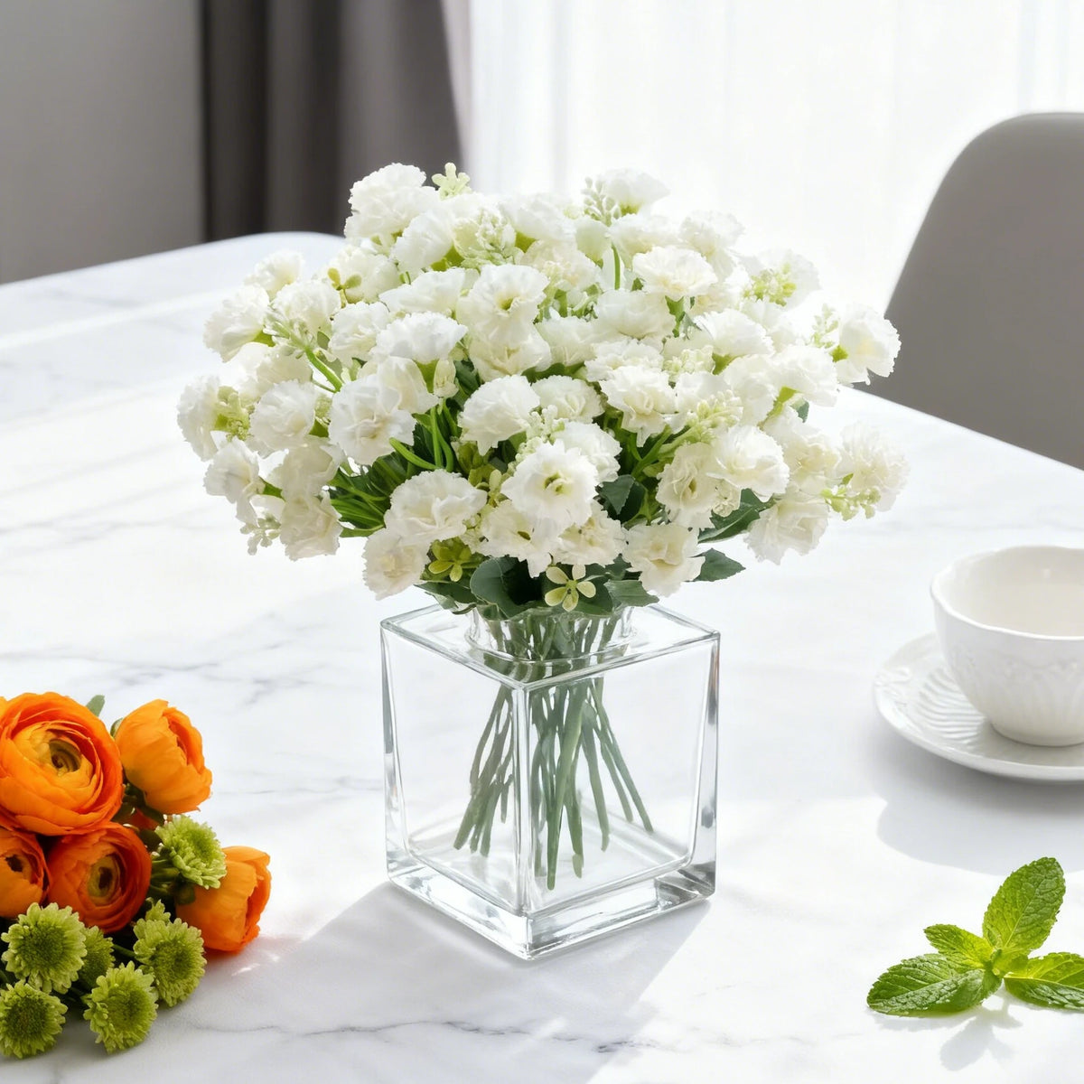 Artificial Silk Carnation Flowers – Wedding & Home Décor Artificial Flowers Babs