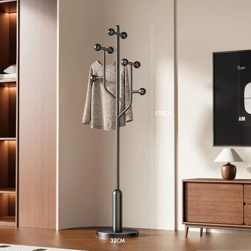 Stainless Steel Coat Rack – Modern Minimalist Floor Stand Floor Coat Stand Babs Grey