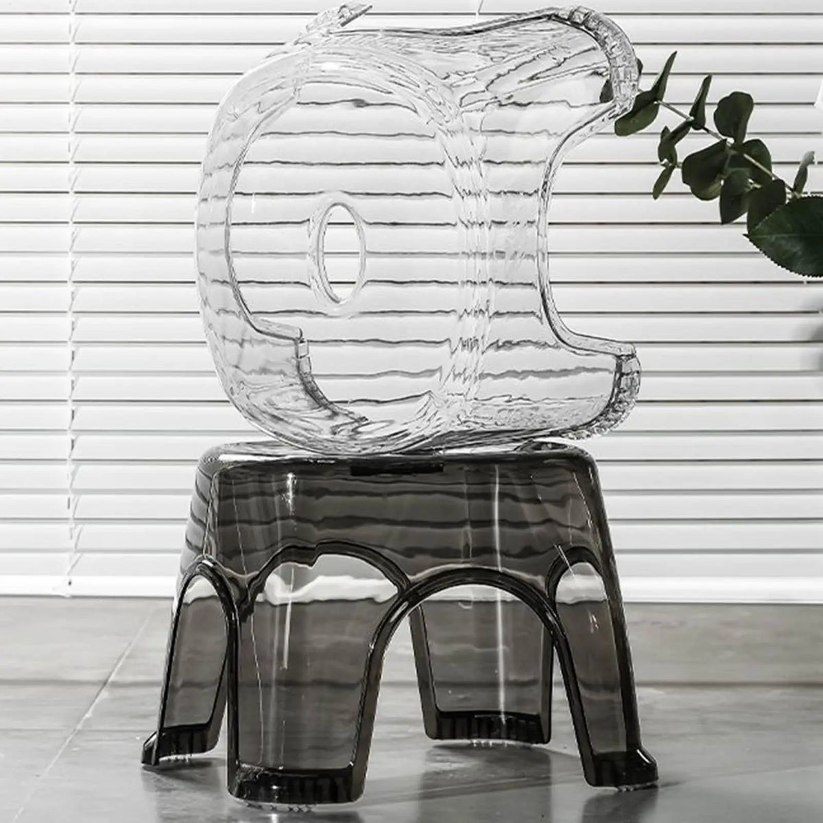 Clear Non-Slip Shower Foot Stool – Waterproof Bathroom Bench Shower Foot Stool Babs