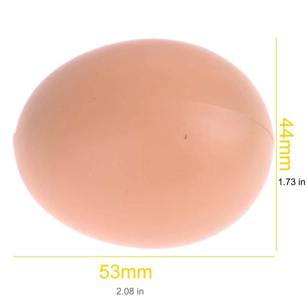 Fake Nesting Eggs for Chickens – Plastic Nest Training Eggs 6/12 Pack Poultry Nesting Eggs Babs