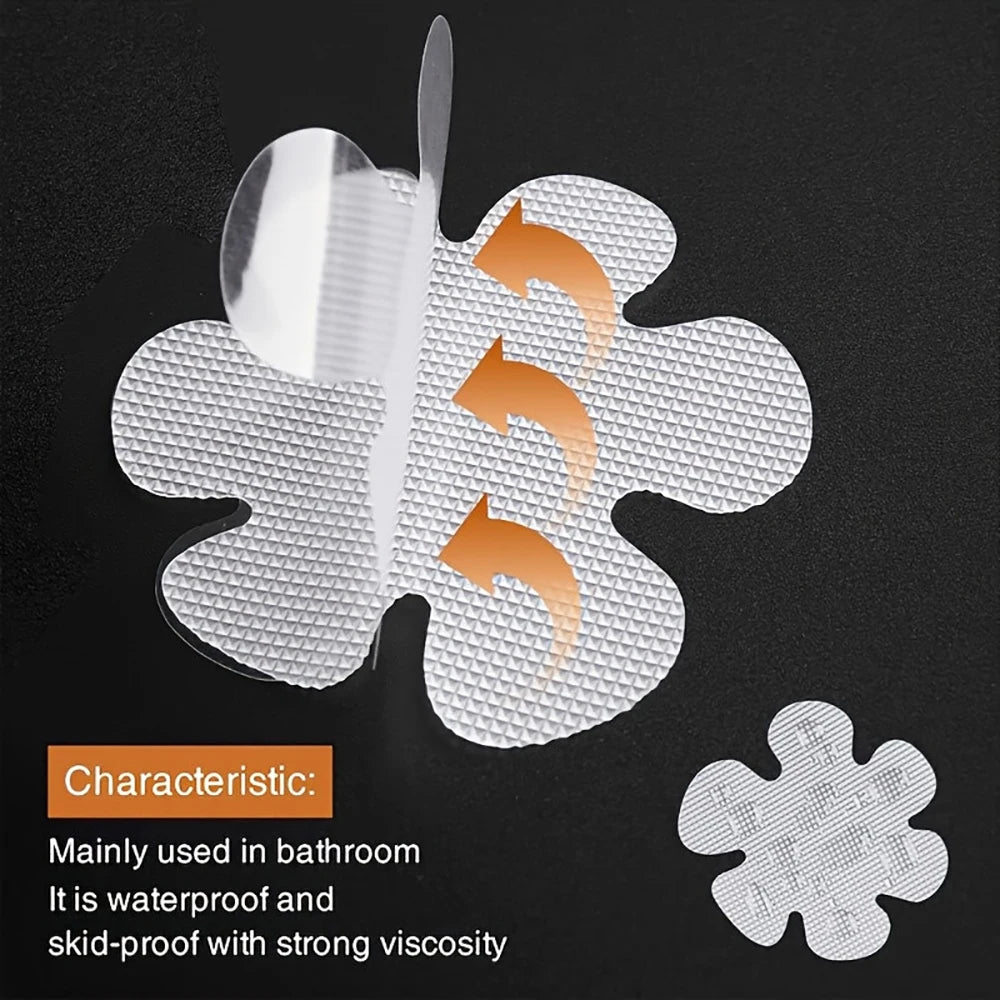 Non-Slip Bathtub Shower Stickers – Anti-Slip Safety Grip Decals Non-Slip Safety Stickers Babs