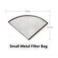 Reusable Stainless Steel Coffee Filter Cone Dripper Coffee Filter Cone Babs A