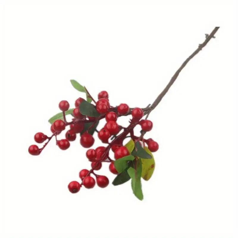2Pcs Mini Artificial Berry Foam Flowers – Christmas & Wedding Decor Artificial Floral Decor Babs