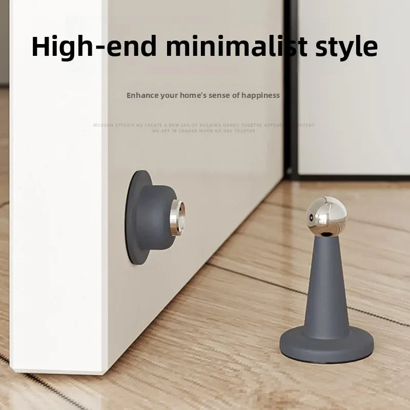 No-Drill Silicone Suction Cup Door Stopper – Wall Protector Door Stopper Babs