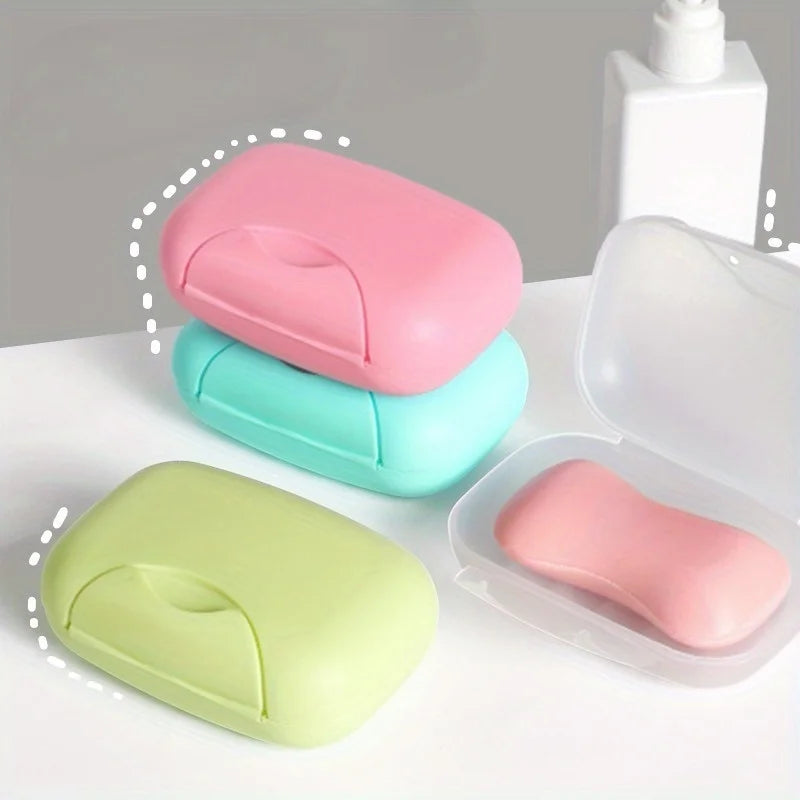 4-Pack Portable Travel Soap Box – Waterproof Locking Soap Dish Travel Soap Dish Babs