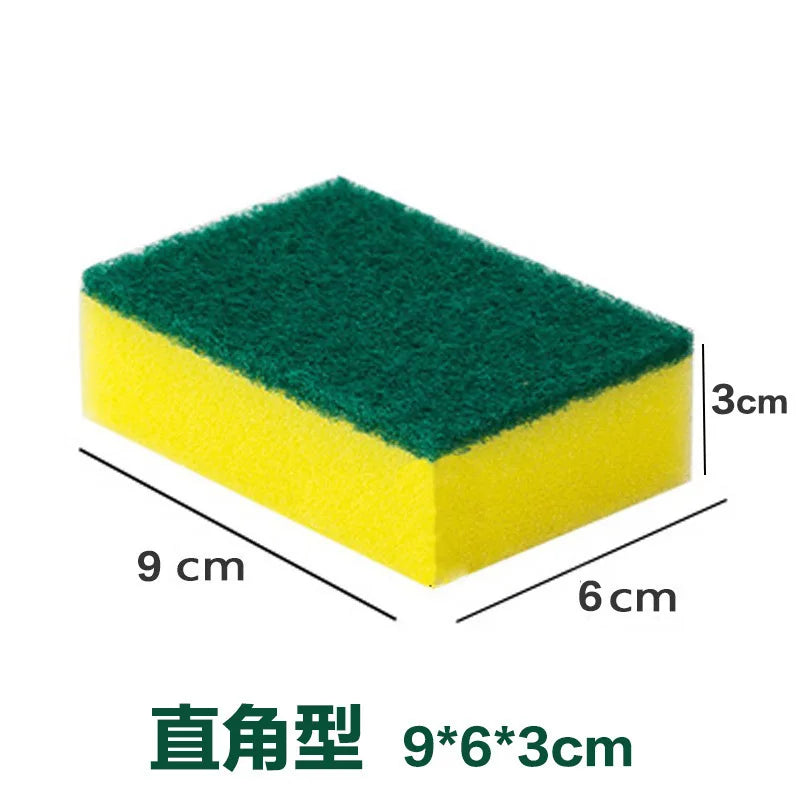Double-Sided Sponge Scrubber Set – Kitchen Scouring Pads Kitchen Sponge Scrubber Babs