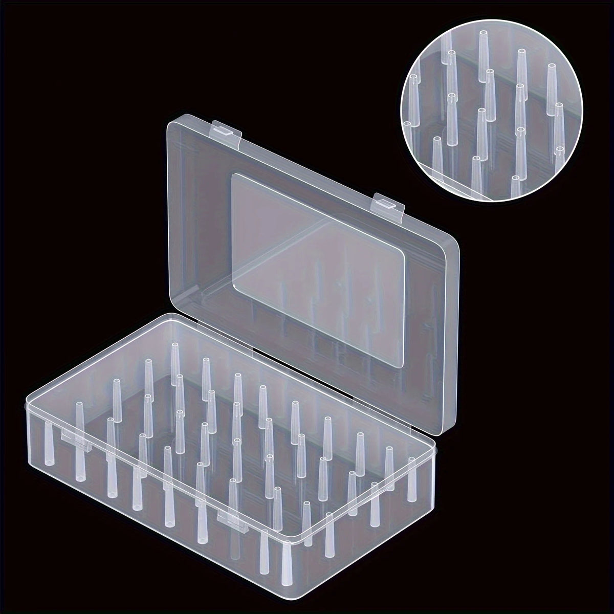 42-Spool Sewing Thread Organizer Box – Portable Storage Case Thread Storage Box Babs