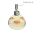 Ceramic Cat Soap Dispenser – Press Pump Bottle for Bathroom Ceramic Soap Dispenser Babs A