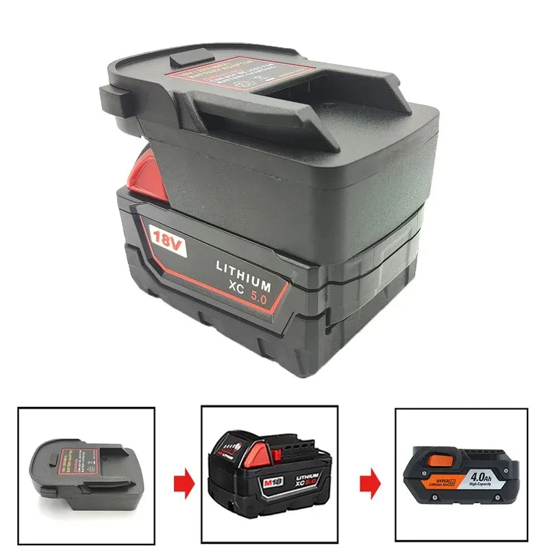 18V Battery Adapter Converter – Makita/DeWalt/Milwaukee to RIDGID/AEG Battery Adapter Converter Babs